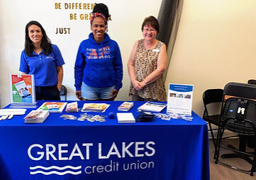 Disruptive INC founder, Catherine McNeil working with Great Lakes Credit Union.